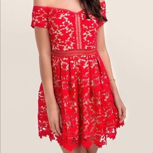 Red Francesca’s dress